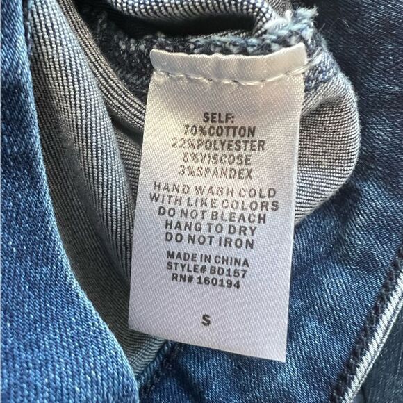 Blank Paige Stretchy High Rise Raw Hem Flare Jeans - Picture 4 of 12